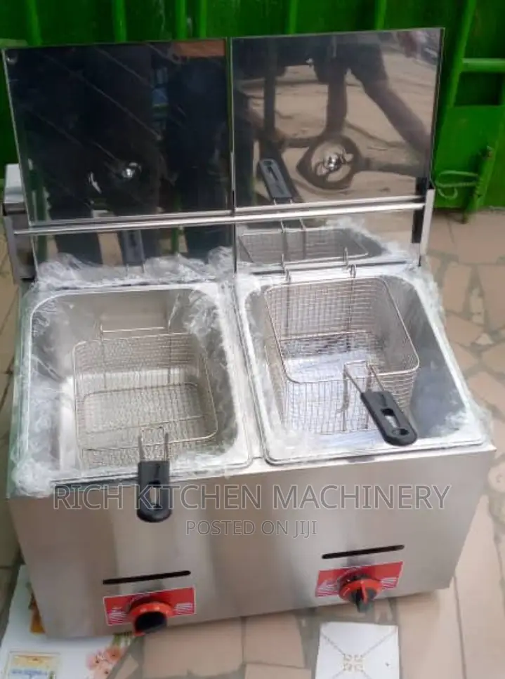 Double Deep Fryer (Gas) Table-top