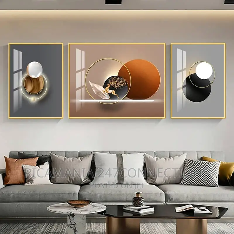 Luxury Interior Abstract Frames