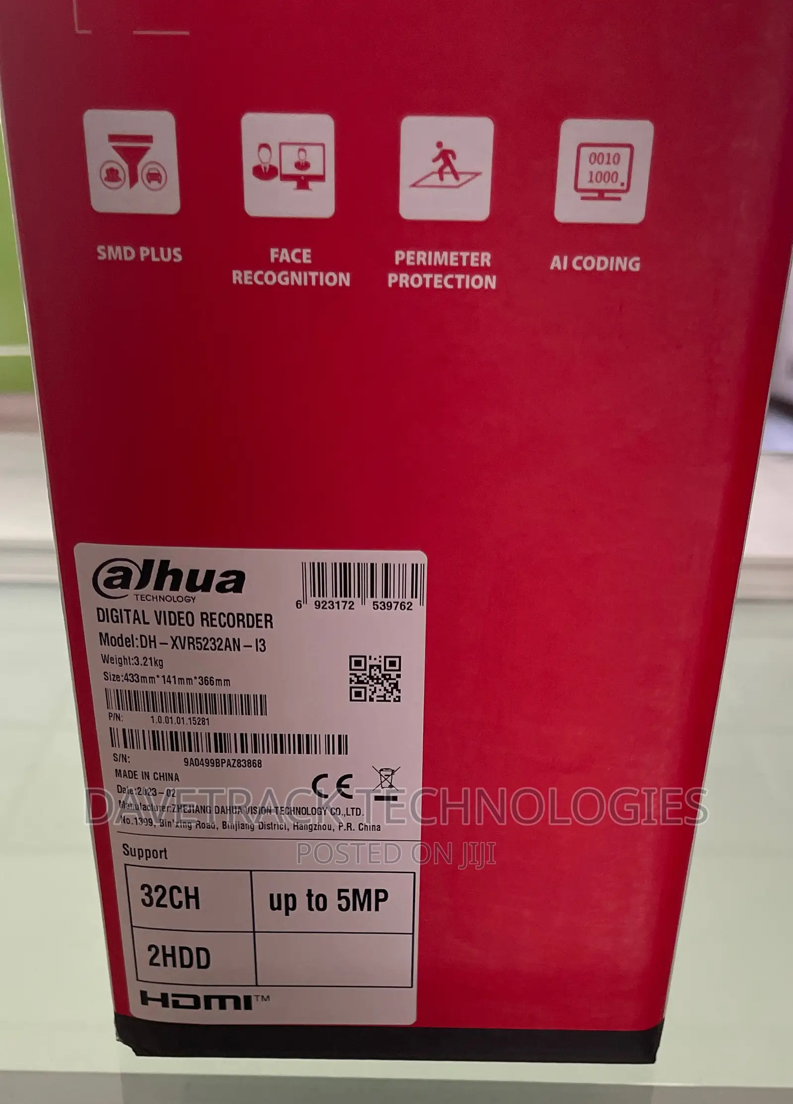 Dahua DVR 32channels Upto 5mp