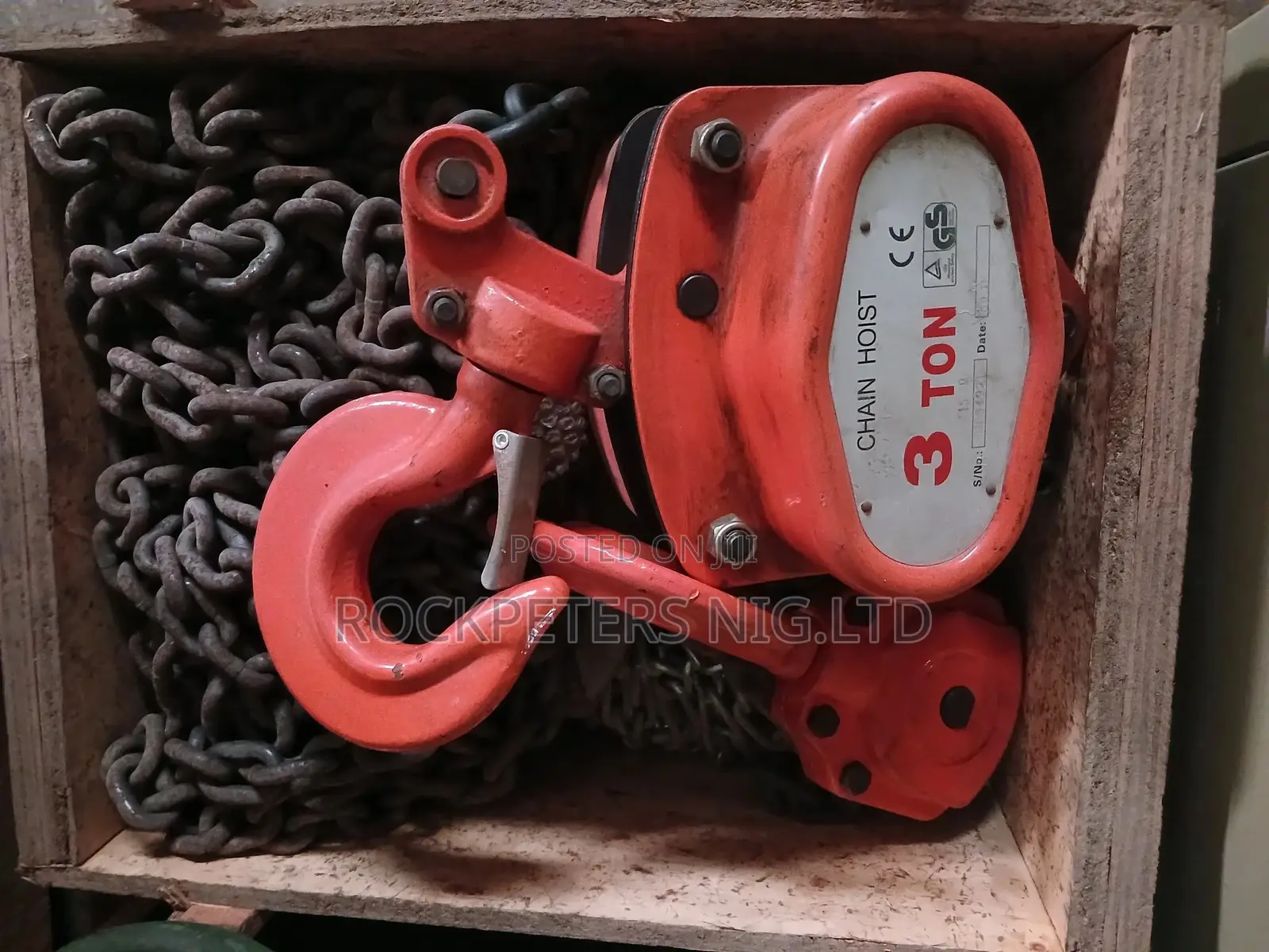 3 Ton Chain Block ( 15m Lifting Height))