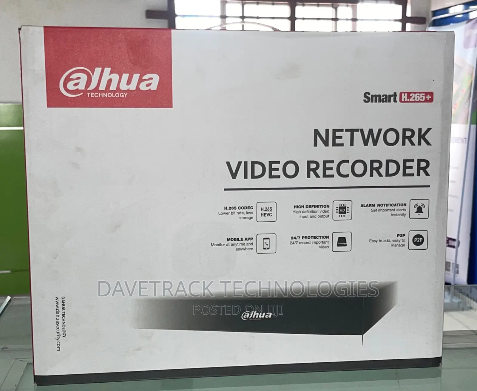Dahua NVR 4channels With 4poe 1started