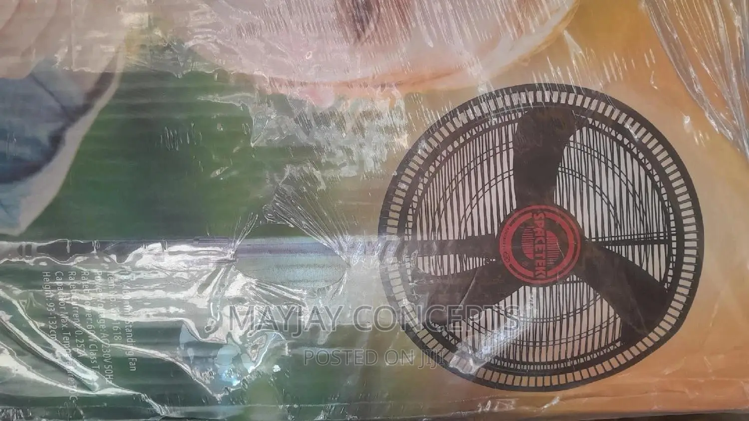 18inches Spacetek Standing Fan-Powered by Ox