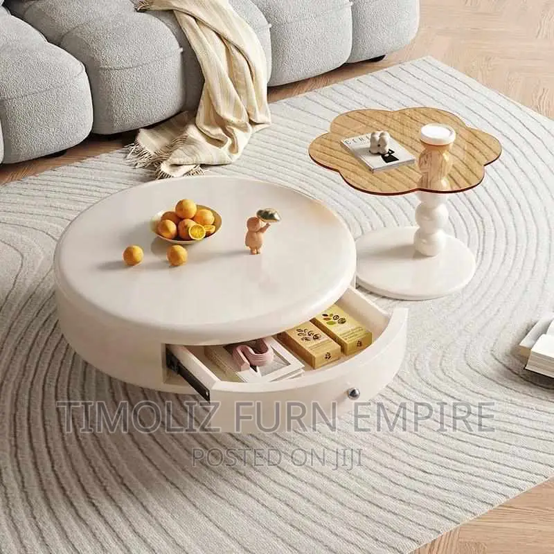 2 in 1 Luxury Centre Table With Storage Cabinet