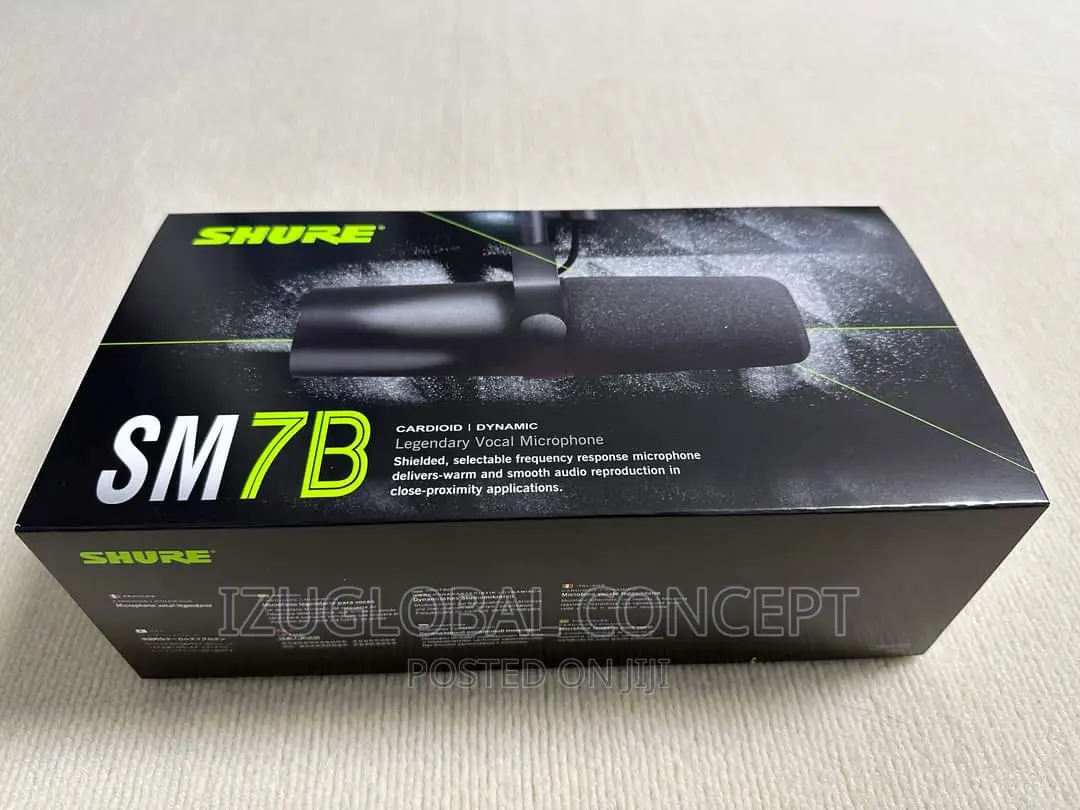 Shure Original Sm7b Vocal Dynamic Podcast Microphone