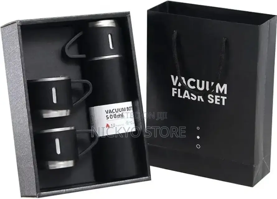 Stainless Steel Thermo Vacuum Insulated Bottle With Cup