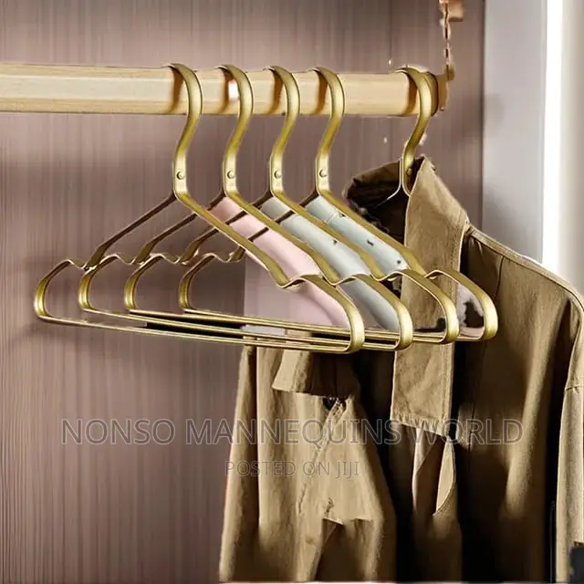 Luxury Fancy Gold, Silver, Rose Gold Clothes Hangers
