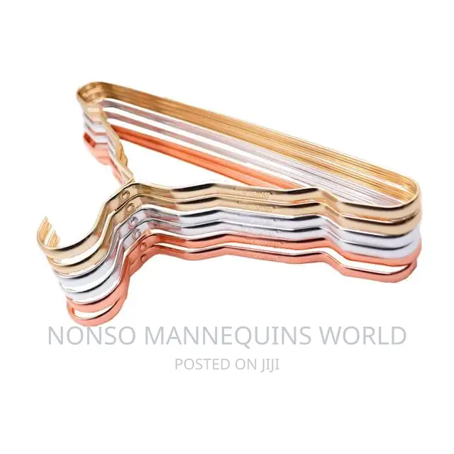 Luxury Fancy Gold, Silver, Rose Gold Clothes Hangers