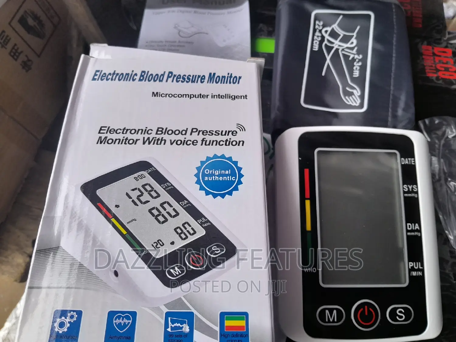 Blood Pressure Monitor With Voice