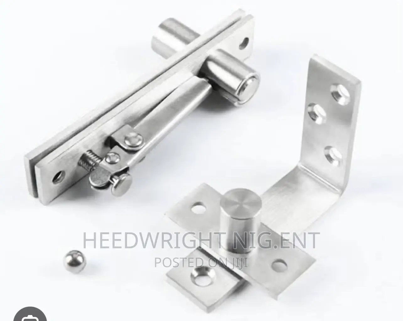 L-Shaped Pivot Floor Door Ssteel Hinges