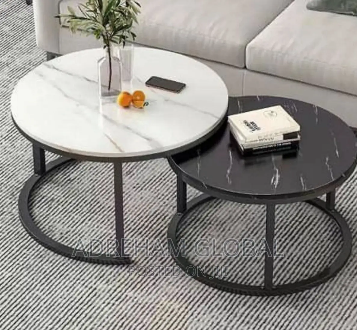 Nordic Double Sided Living Room Center Table.