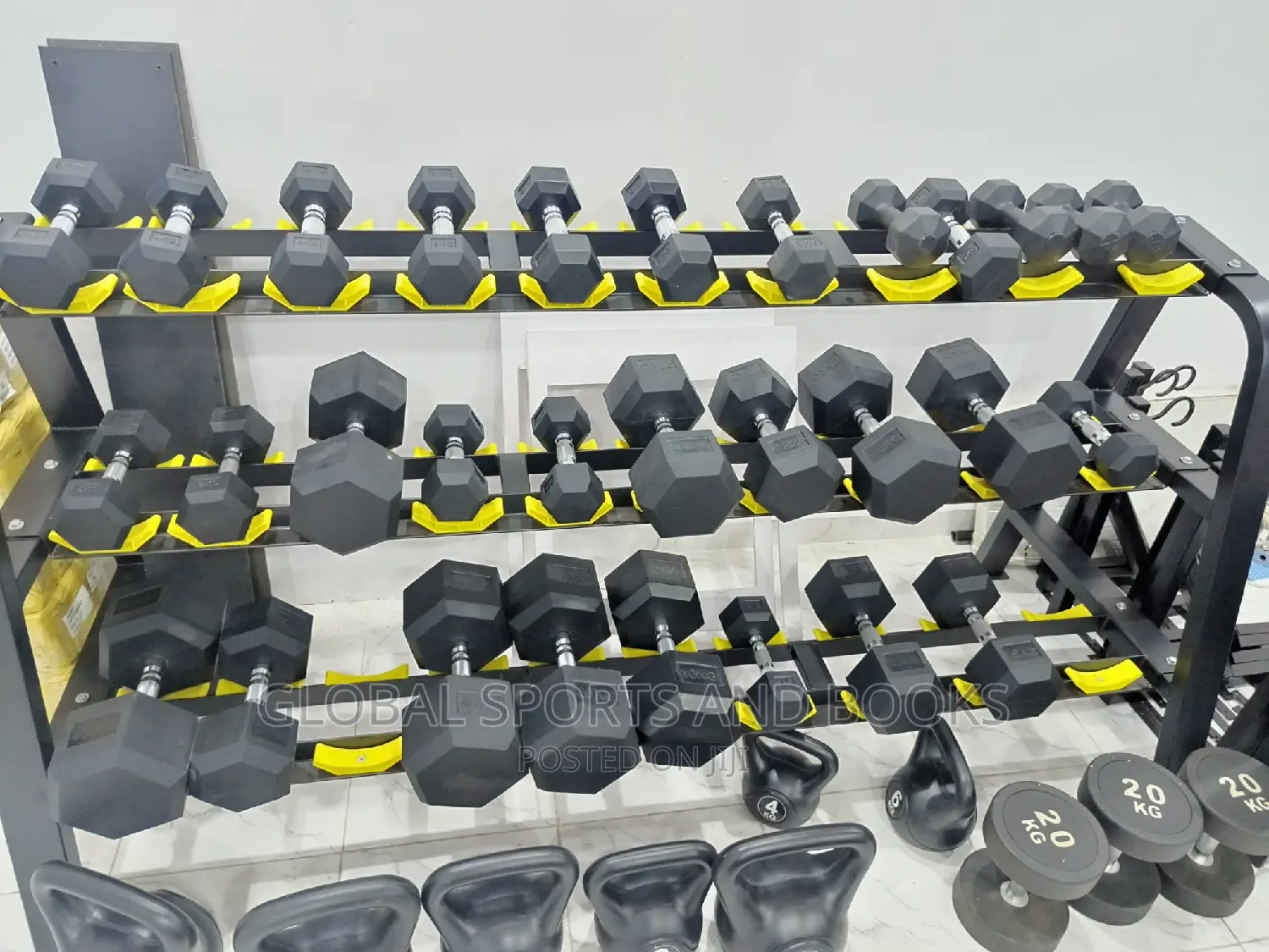 Hexagonal Dumbbell #3500 Per Kg