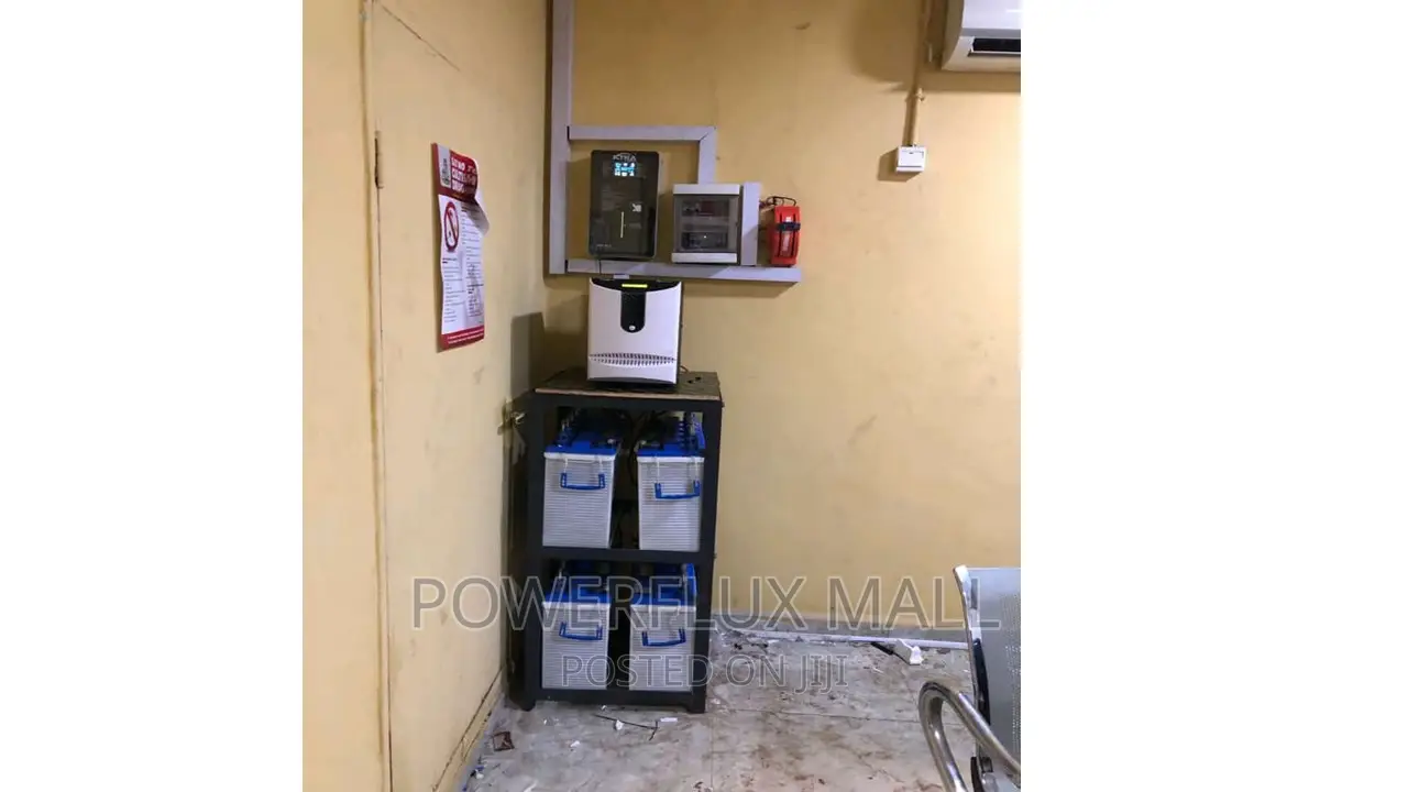 5kva Inverter, 4 Tubular Battery and 8 Solar Panels