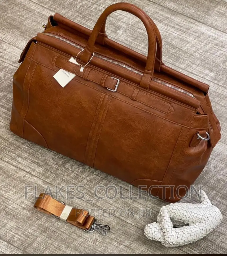 High Quality Luxury Leather Duffel Bag