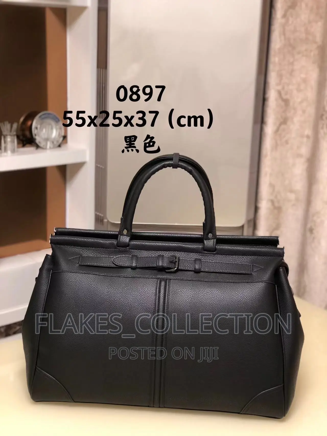 High Quality Luxury Leather Duffel Bag