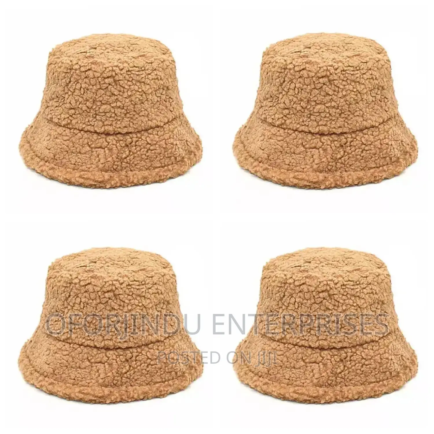 Winter Fuzzy Bucket Hat First Grade Foreign Used Original