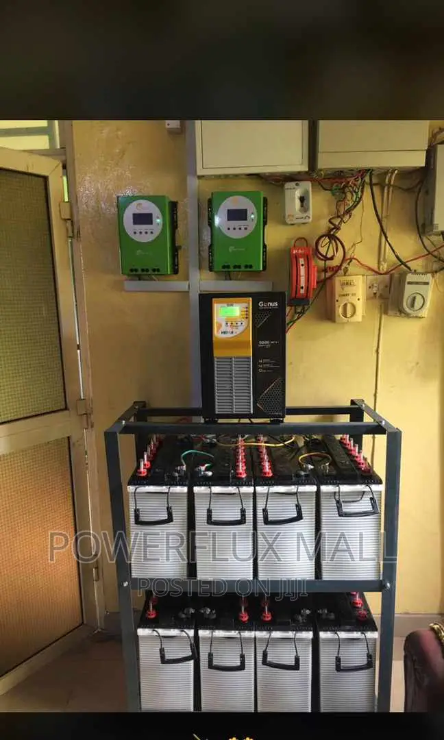 10kva Inverter With 8 Batteries Solar Installation