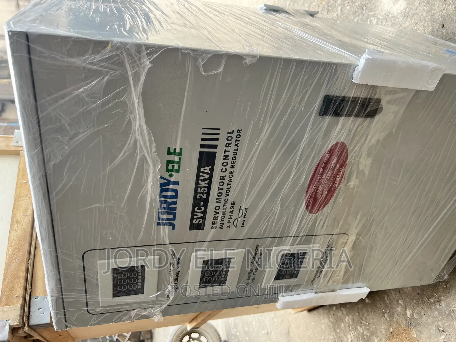 Jordy Ele 25KVA Stabilizer 3p AUTOMATIC VOLTAGE PROTECTOR