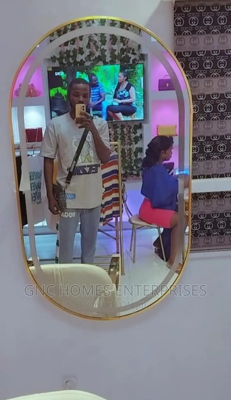 Gold Frame Led Mirror