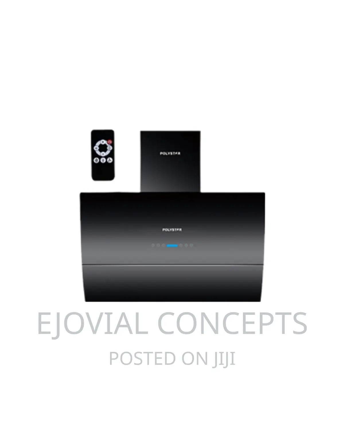 Polystar 90X60 Range Hood Charcoal Filter With Tempered Glas