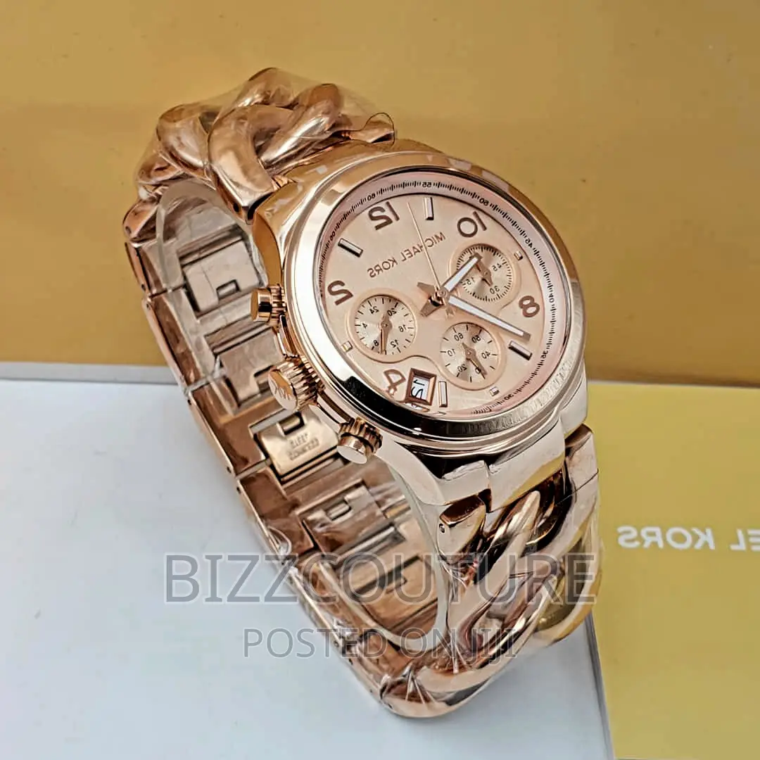 Original MICHAEL KORS Gold Chain Watch Available in Store