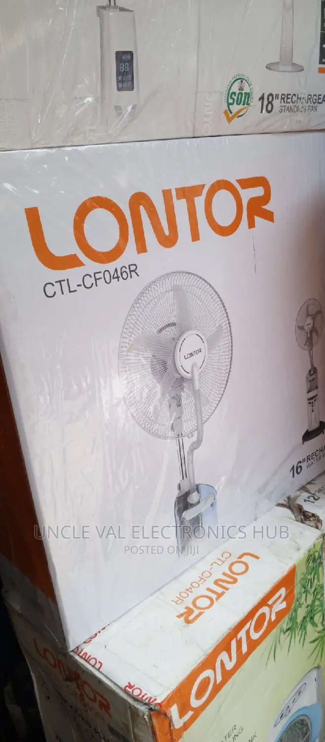 Lontor 16" Rechargeable Mist Fan