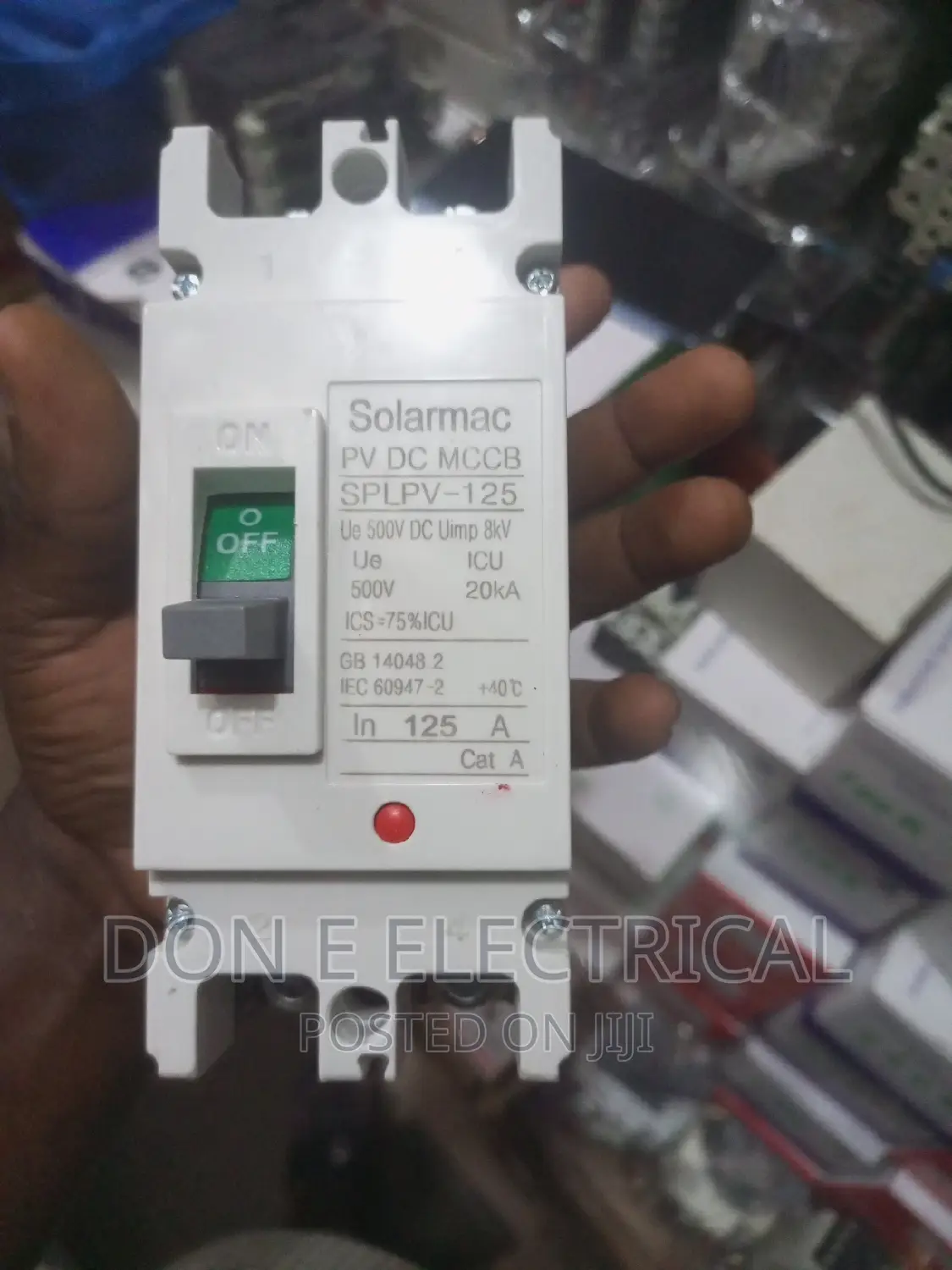 125A 2pole DC McCb Breaker Solarmac