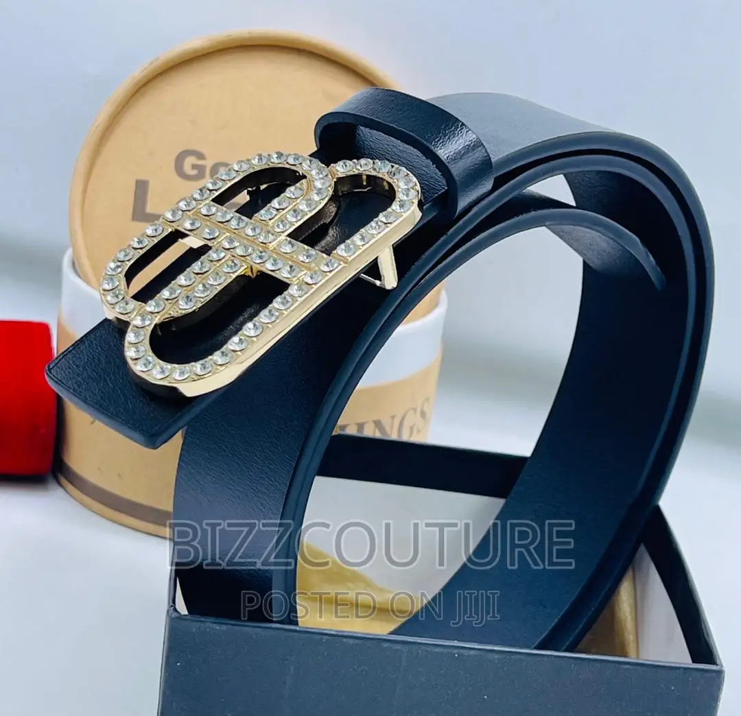 Original BURBERRY Leather Belts for Men's Available in Store