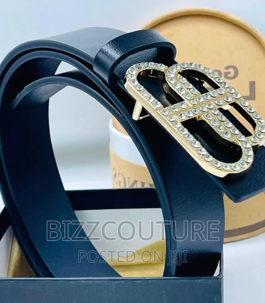 Original BURBERRY Leather Belts for Men's Available in Store