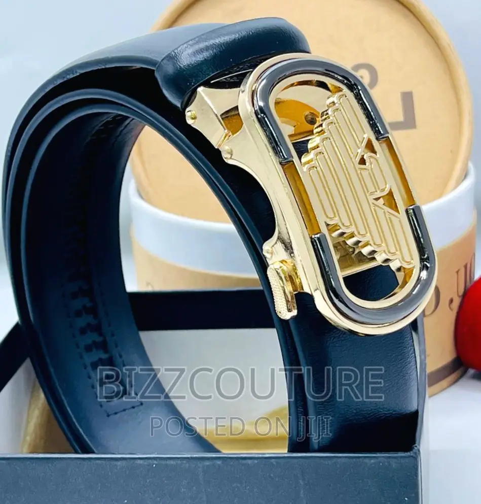 Original EMPORIO ARMANI Leather Belts Available in Store