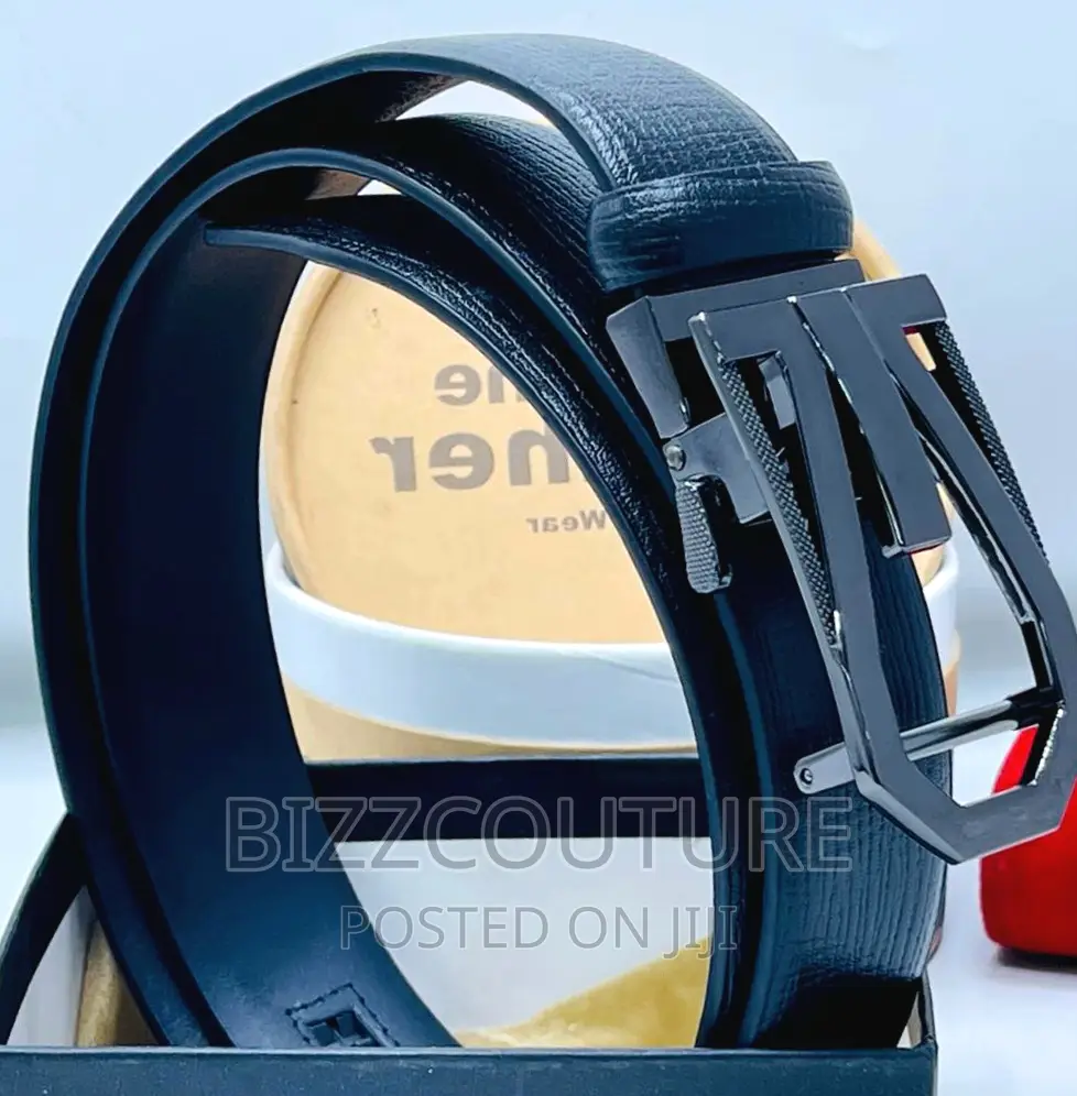Original LOUIS VUITTON Leather Belts Available in Store