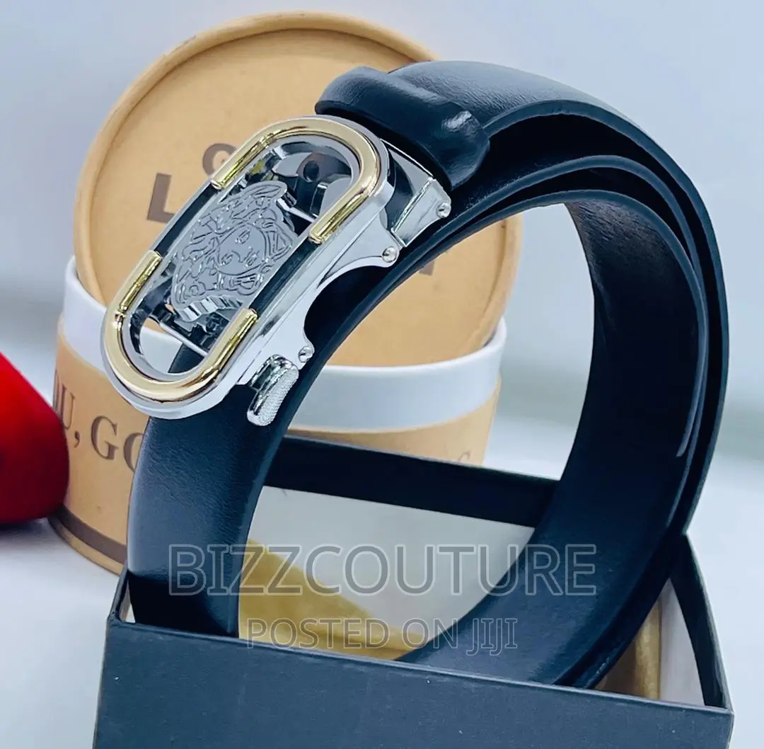Original VERSACE Leather Belts Available in Store