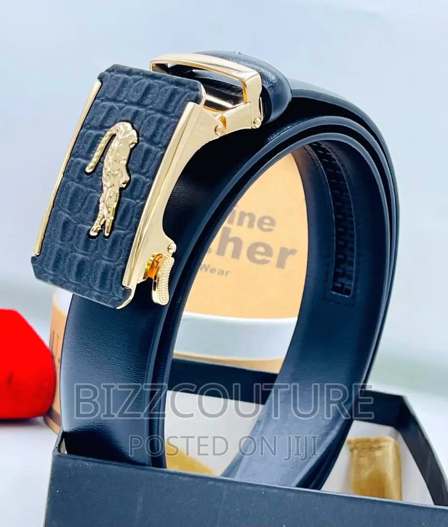 Original LACOSTE Leather Strap Belts Available in Store