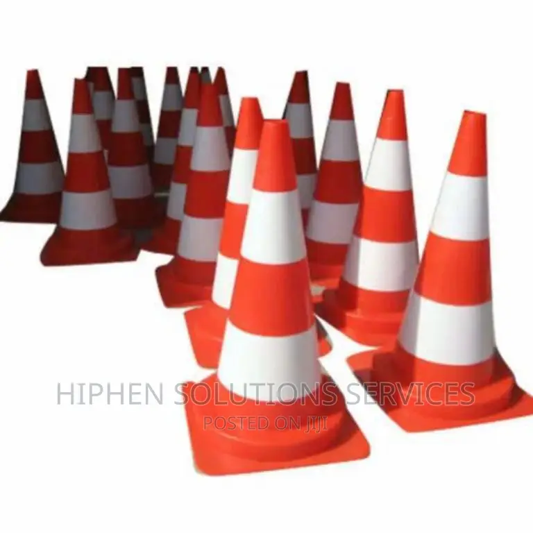Orange White PVC Traffic Safety Cone