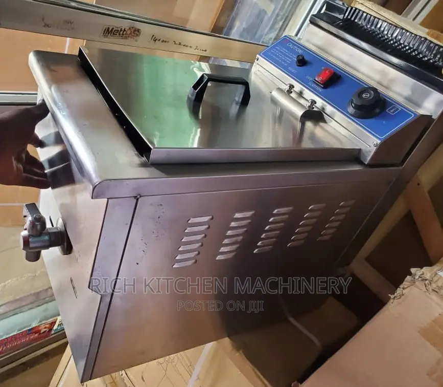 Single Gas Deep Fryer With Tap