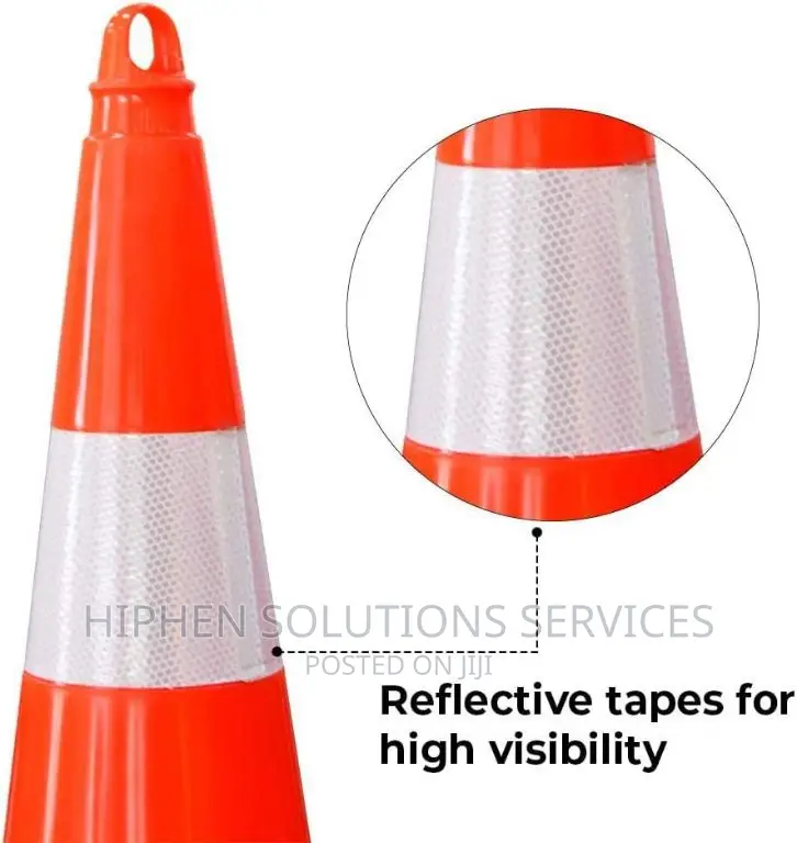 Orange And White Road Safety Cone