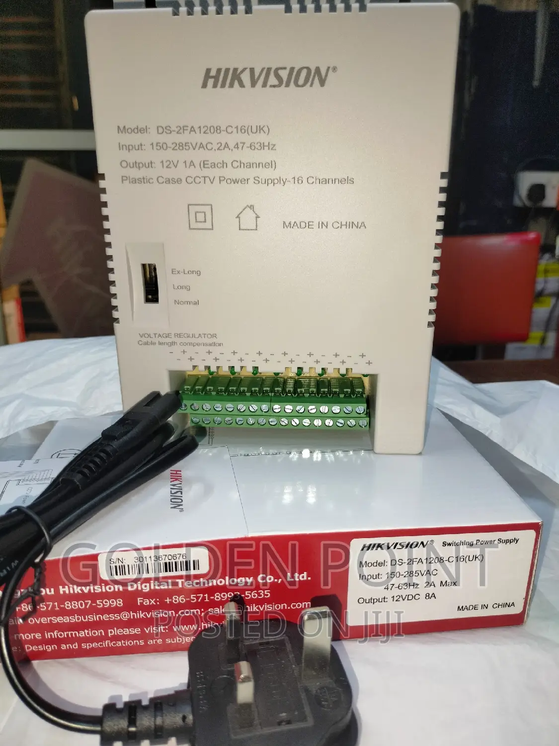 Hikvision 16ways Ds-2fa1208-Uk Comes With 12vdc 10amp