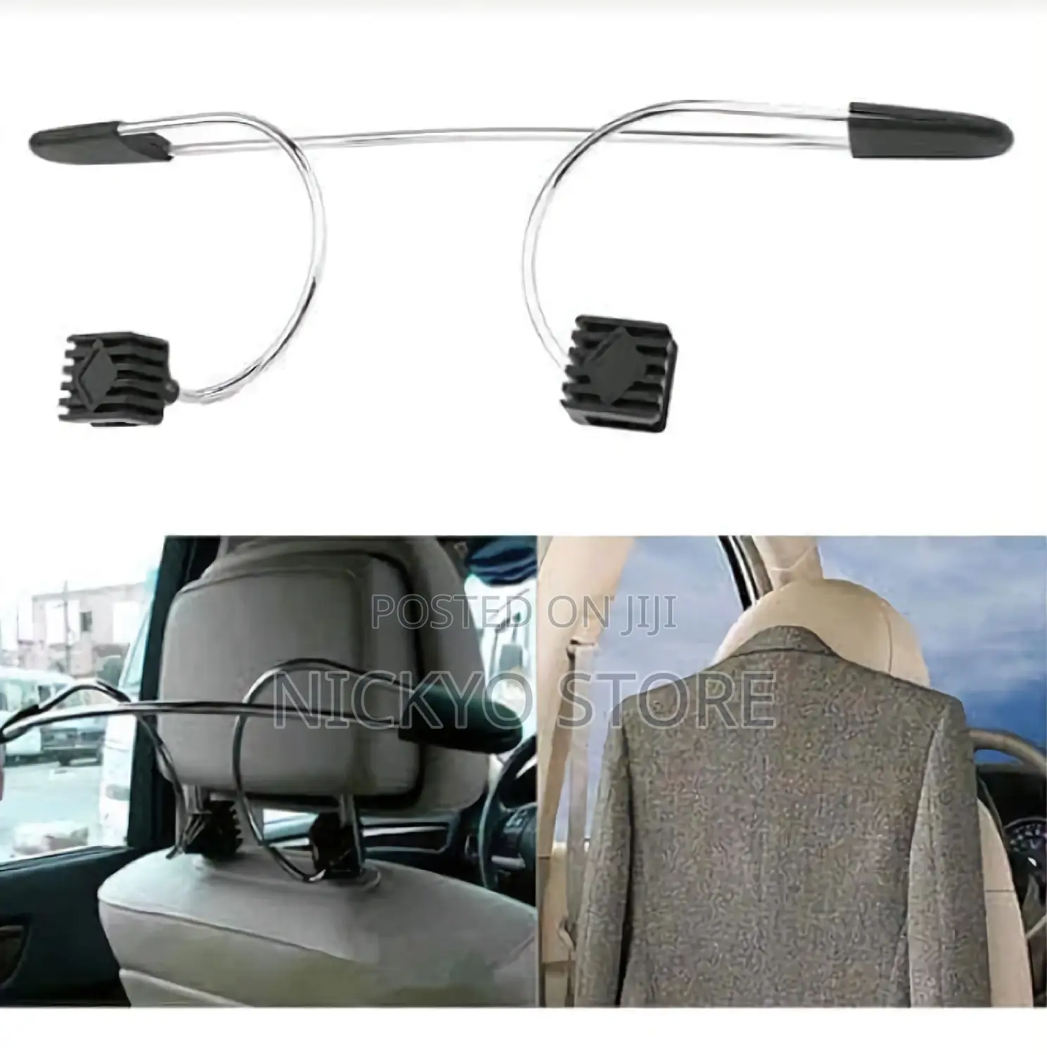 Headrest Seat Metal Stainless Coat Hanger