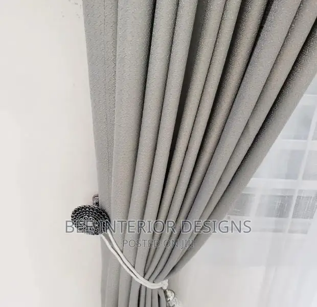 Quality Light Gray Turkish Curtain