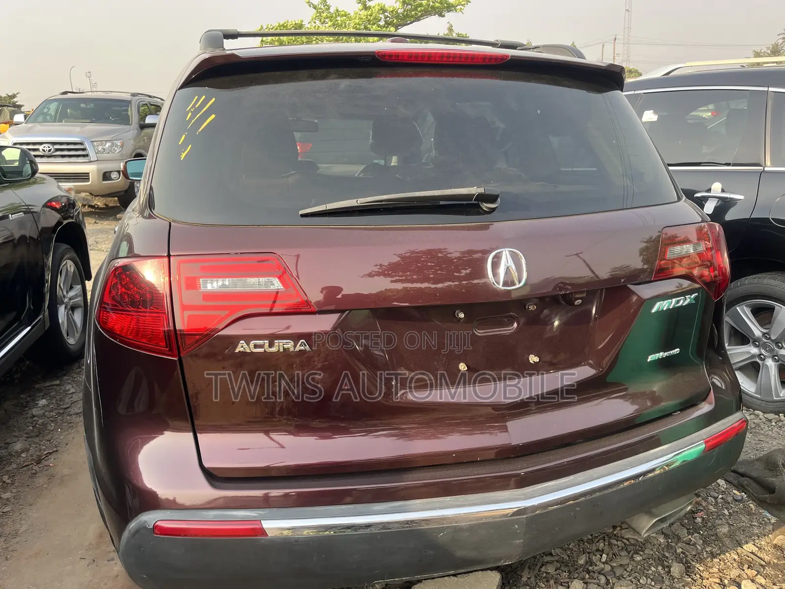 Acura MDX Advance Package SUV AWD (3.7L 6cyl 6A) 2010 Burgundy