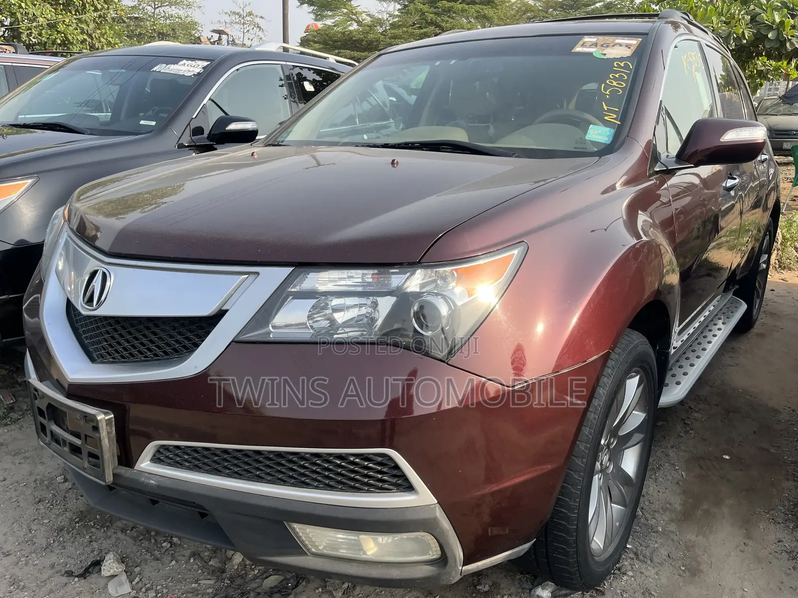 Acura MDX Advance Package SUV AWD (3.7L 6cyl 6A) 2010 Burgundy