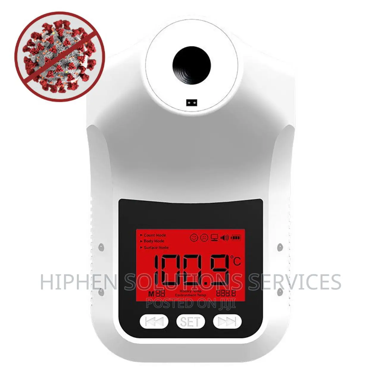 Accurate Measurement Temperature Meter For Office School Bus