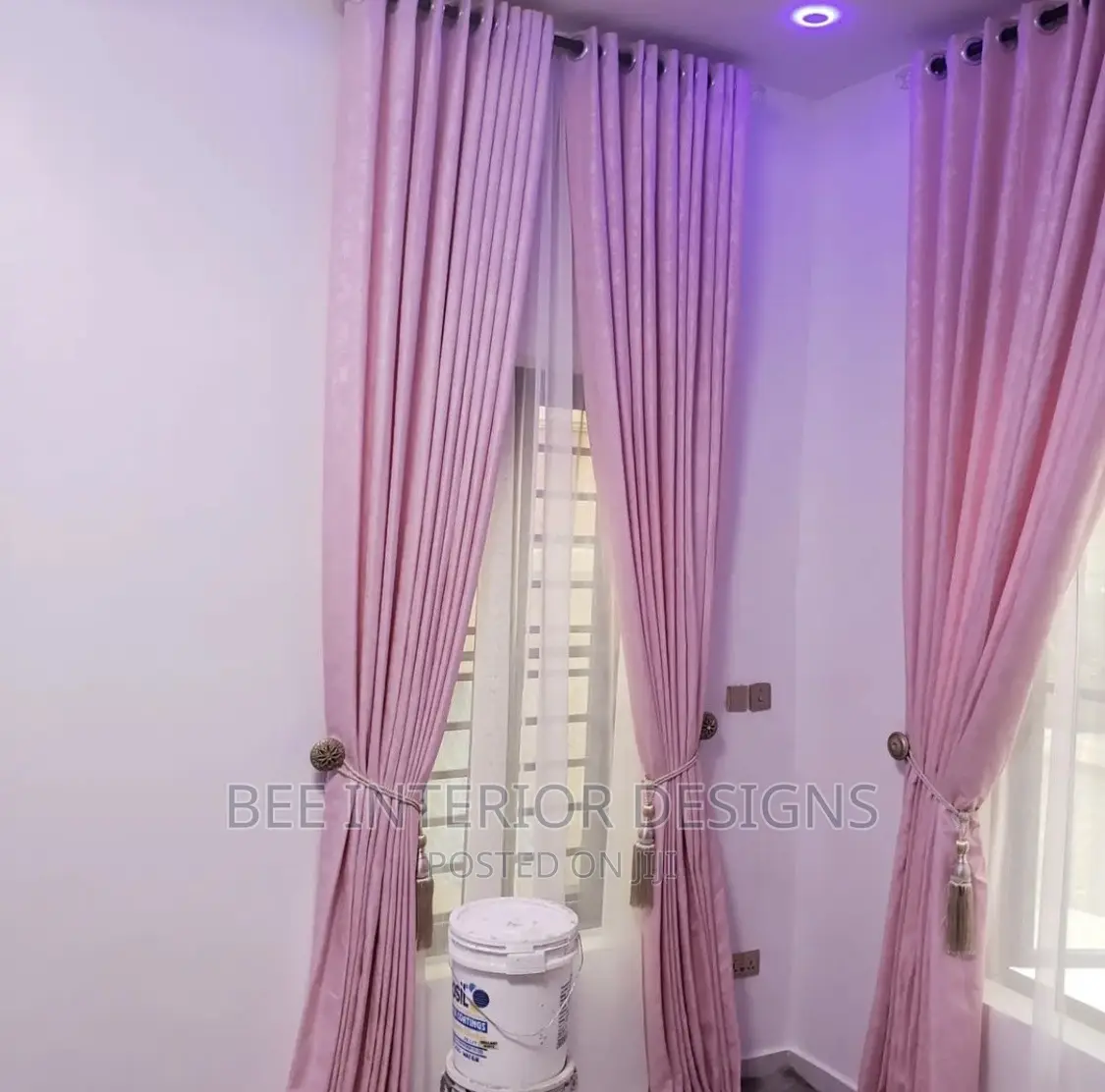 High Quality Pink Curtains