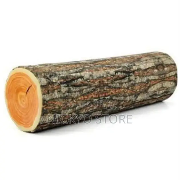 90cm Log Wood Throw Pillow