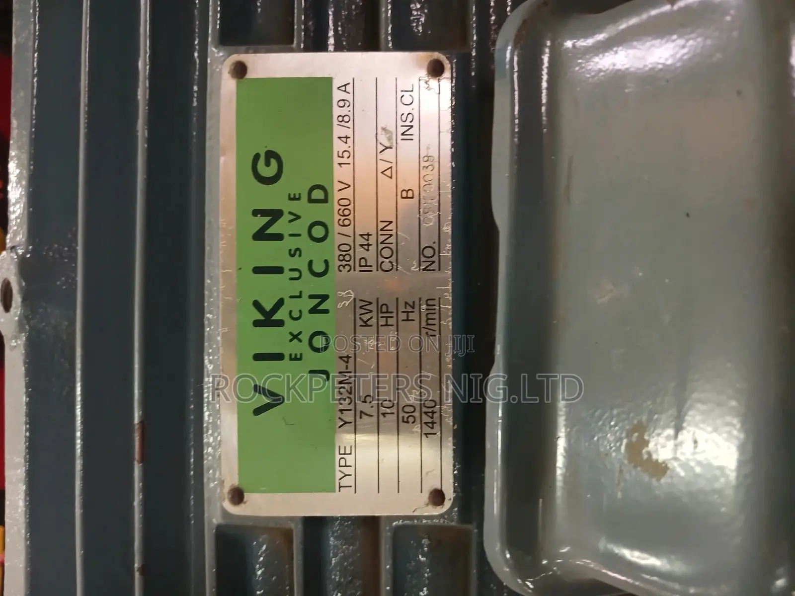 10hp Viking Electric Motor Y132m-4