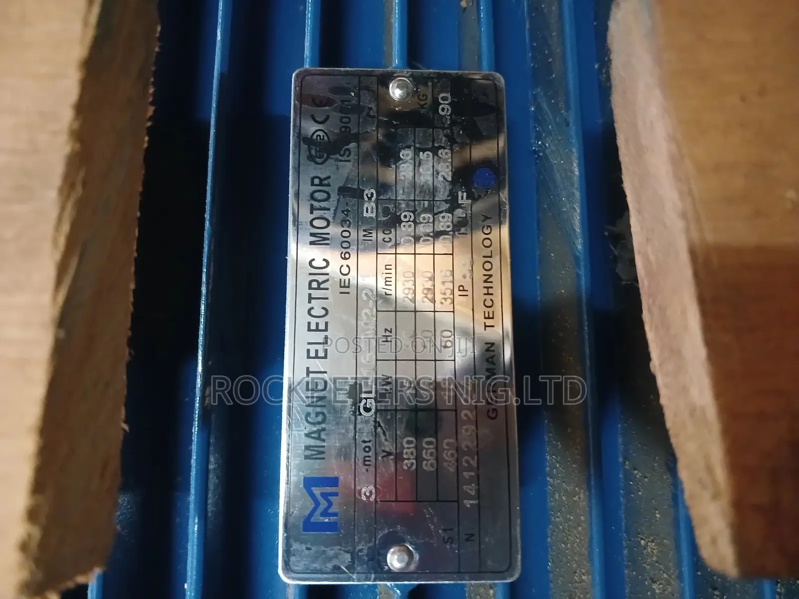 Y160l-4 15kw/20hp Magnet Electric Motor