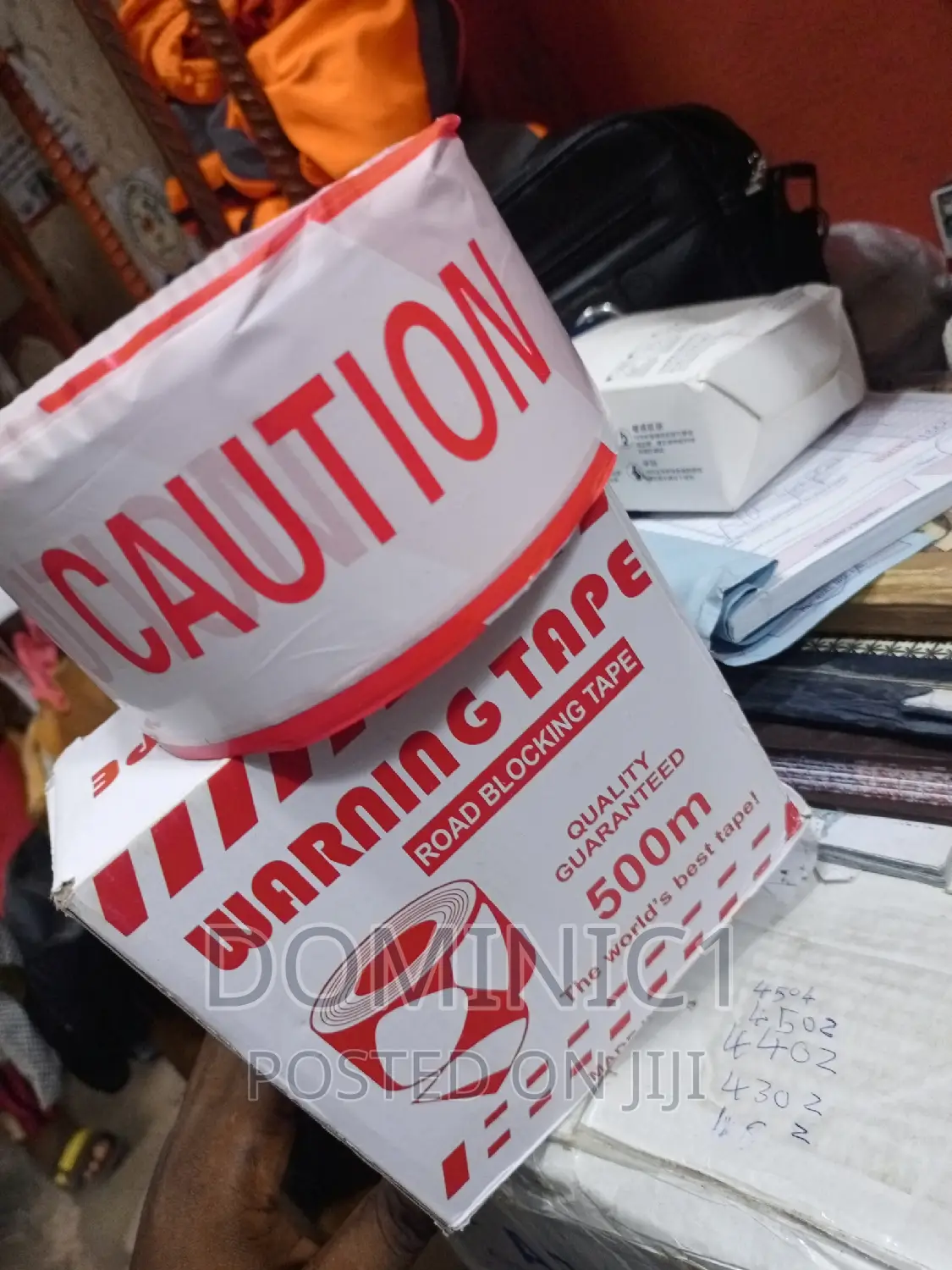 Warning Tape 500m Red And White