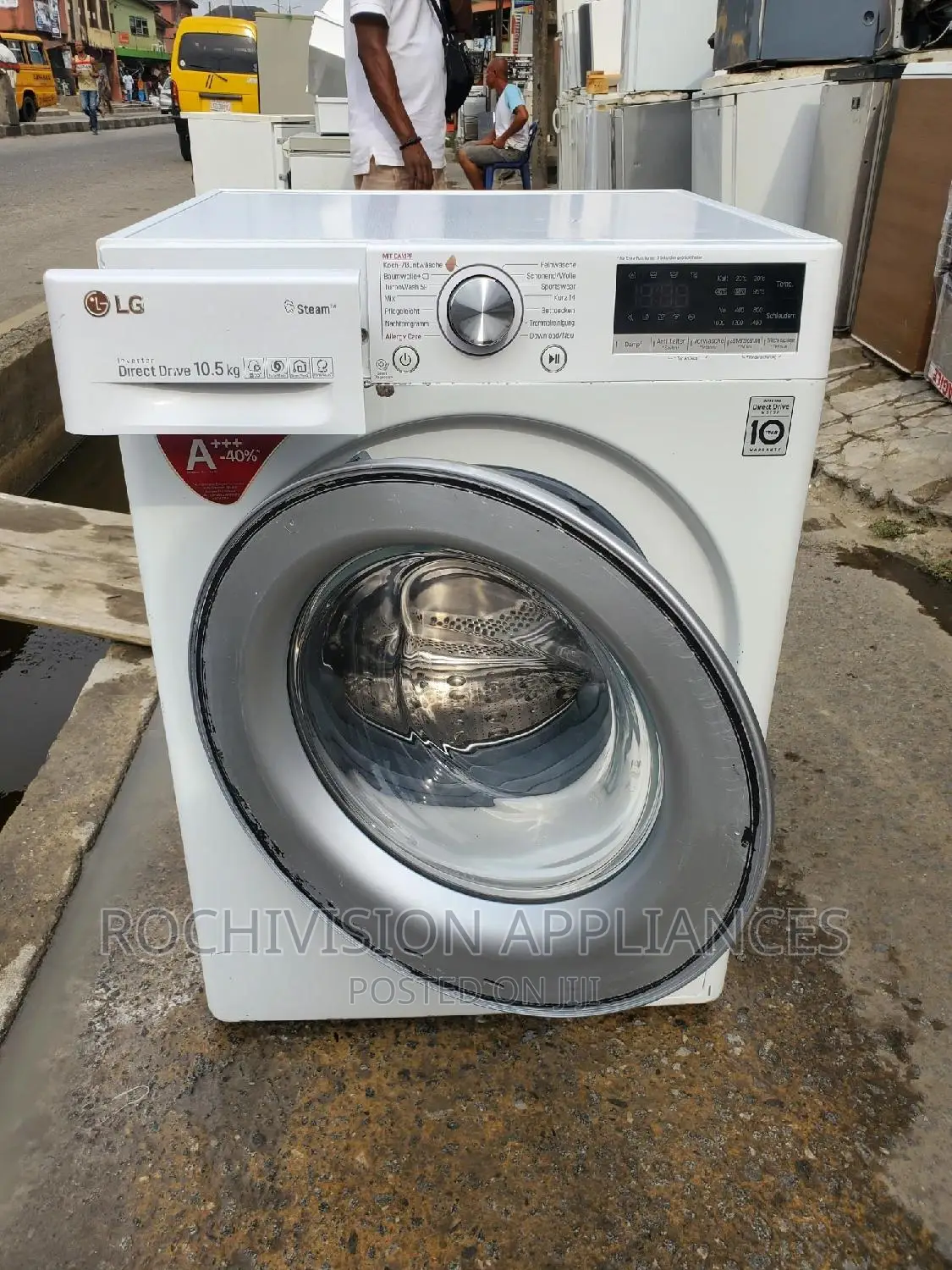 Lg 10.5kg Inverter Washing Machine Wit Touch Screen and Wifi