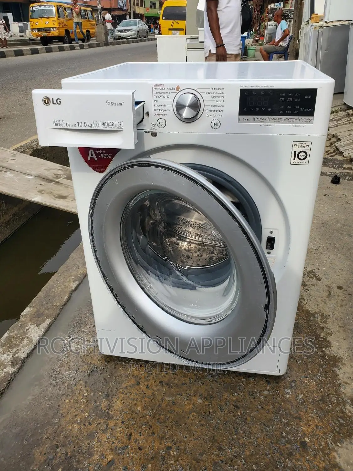 Lg 10.5kg Inverter Washing Machine Wit Touch Screen and Wifi