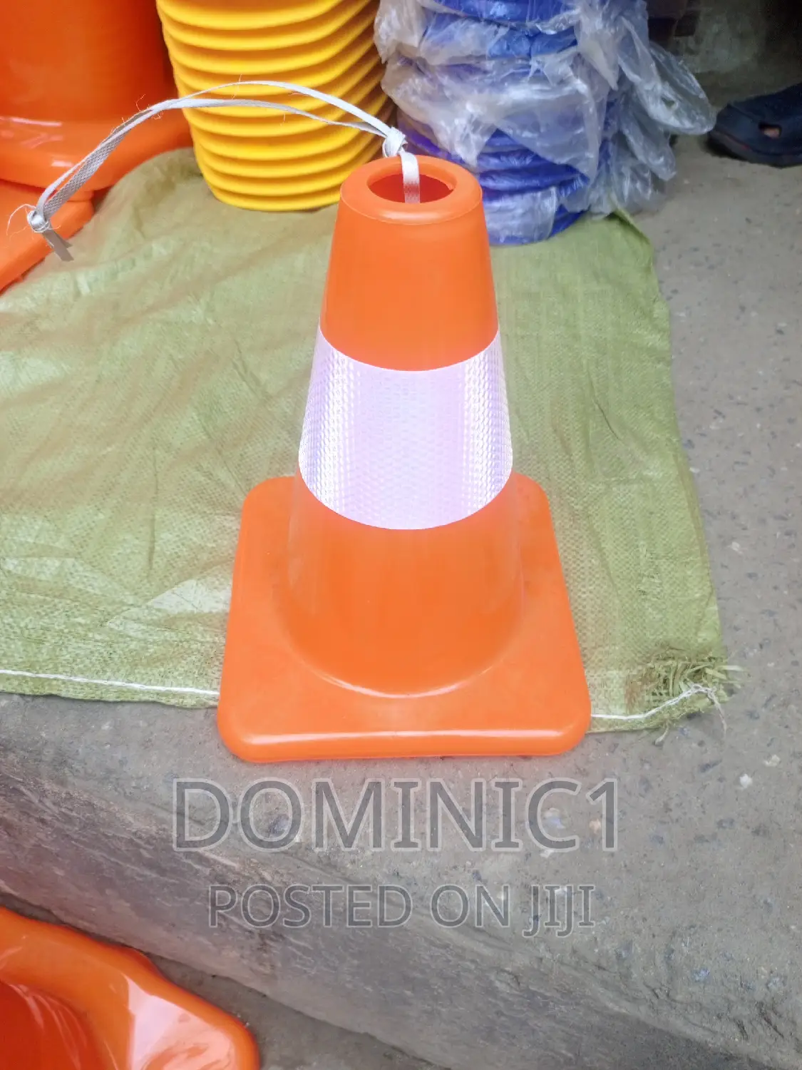 Safety Cone Sign 3 Different Sizes Available
