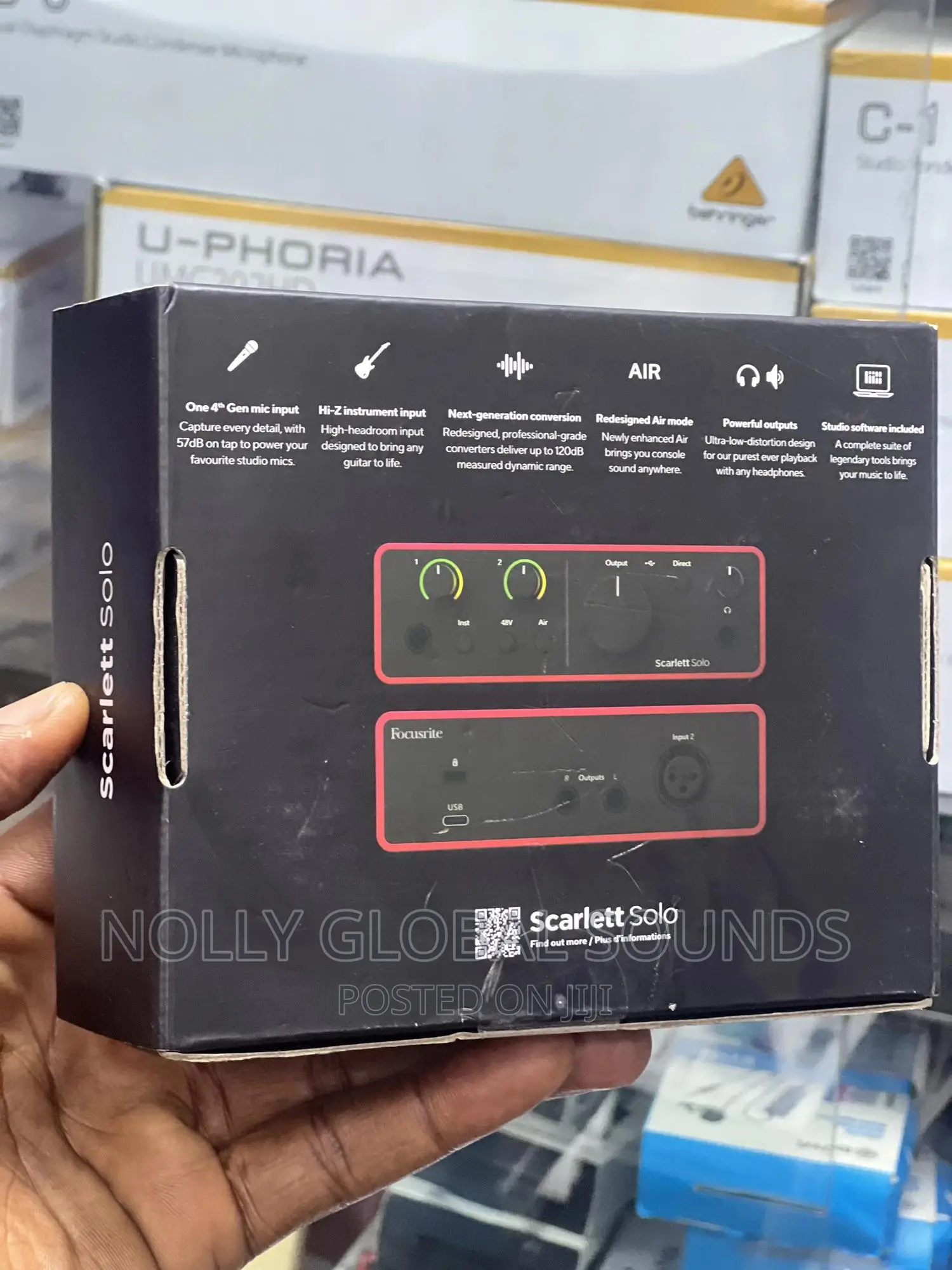 Focusrite Scarlett Solo 4th Gen USB Audio Interface